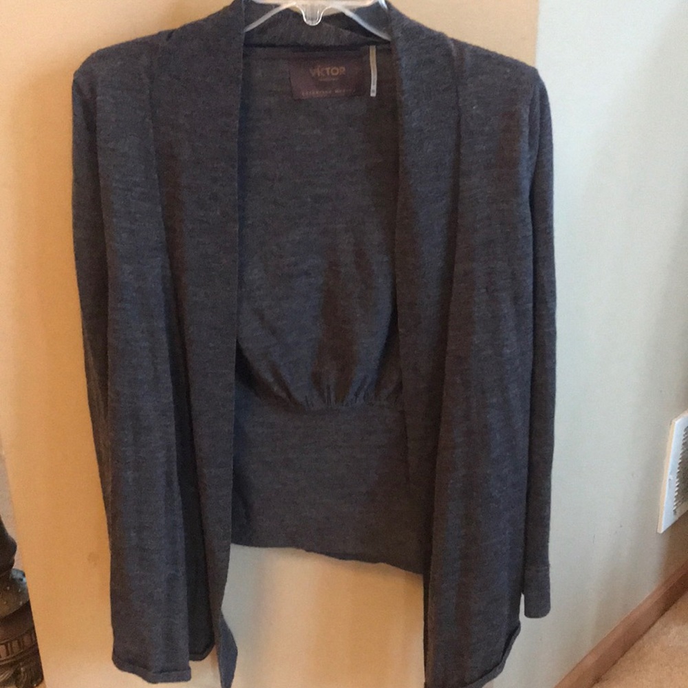 Dark grey cardigan